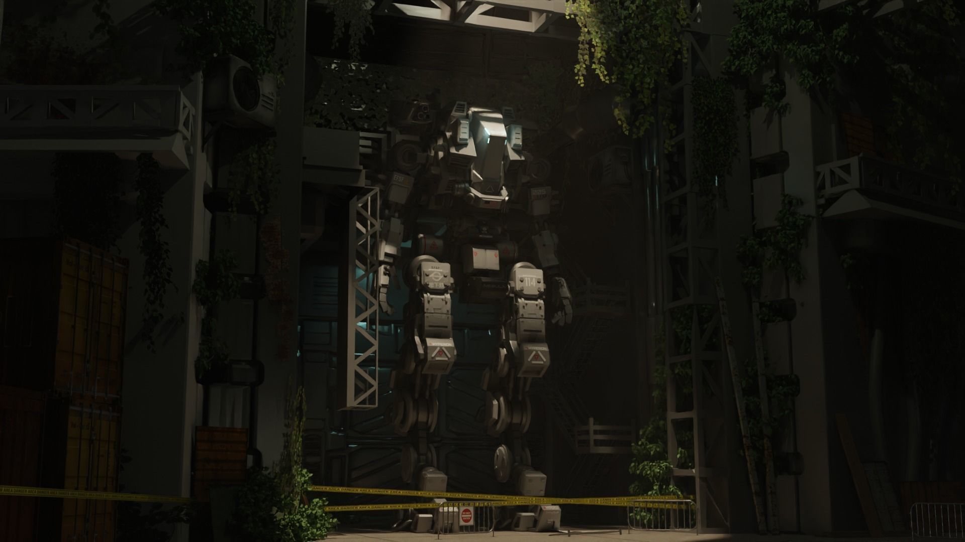 Mecha EXODIA Low-poly 3D model_6