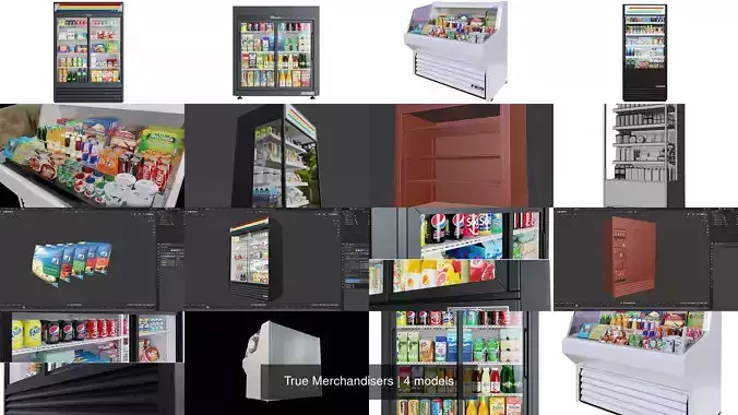 True Merchandisers 3D Model Collection