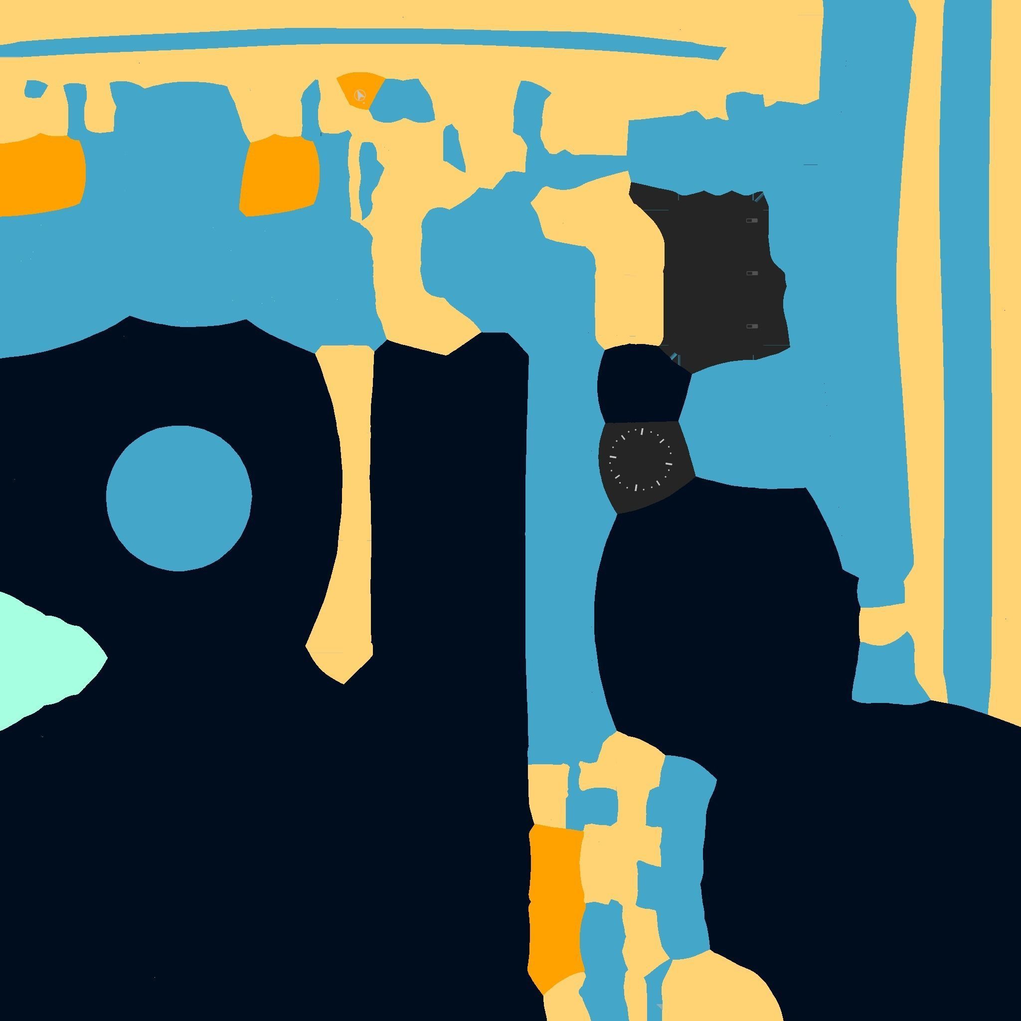 Steampunk Hat 10 Cartoon Blue - SciFi Character Design Low-poly 3D model_16