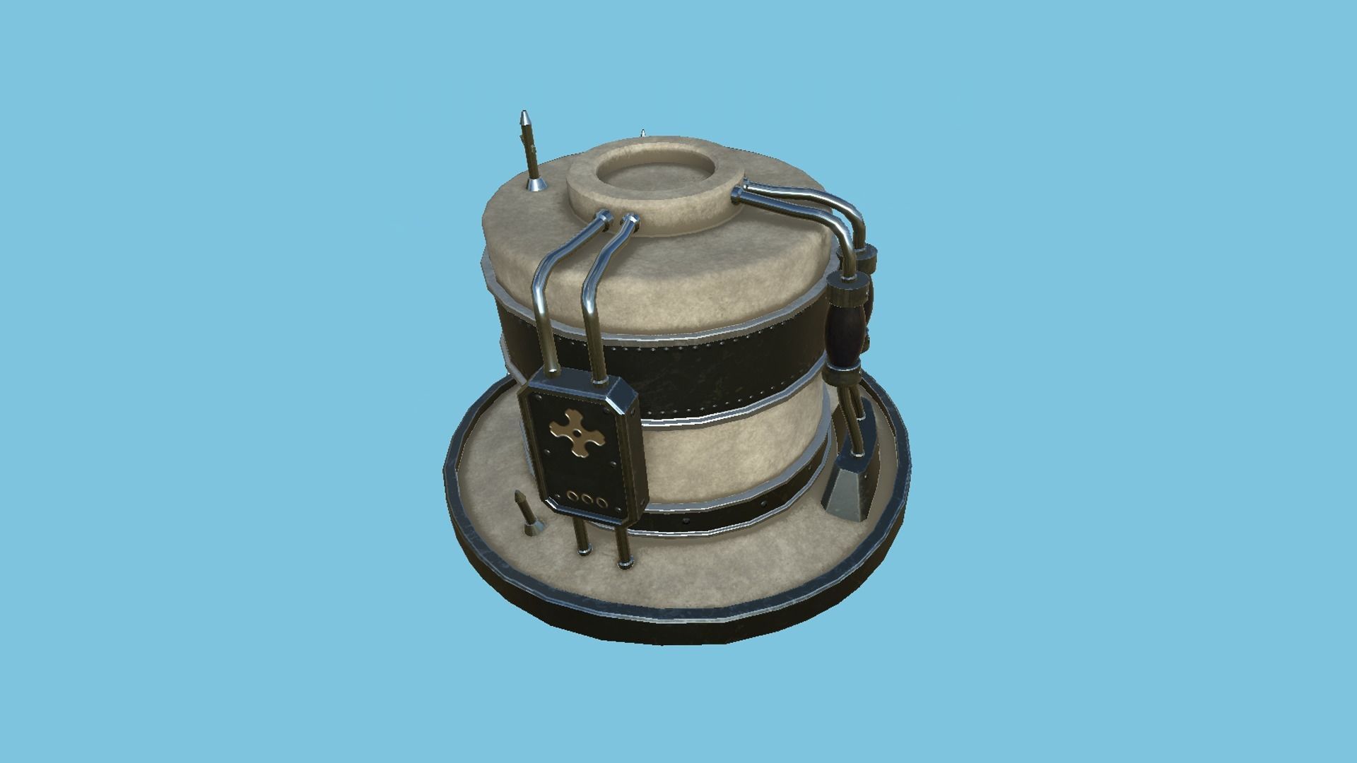 10 Steampunk Hat Collection - SciFi Character Design _47