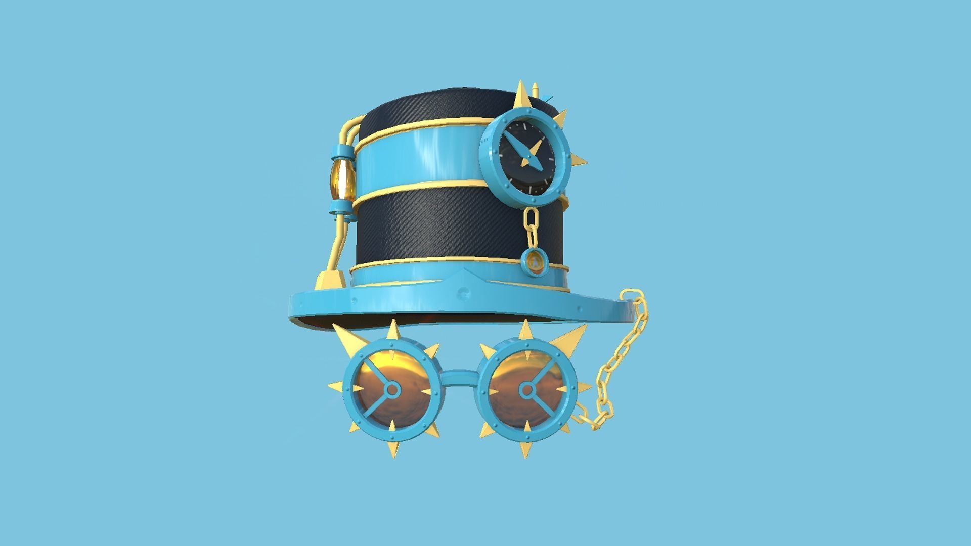 10 Steampunk Hat Collection - SciFi Character Design _45