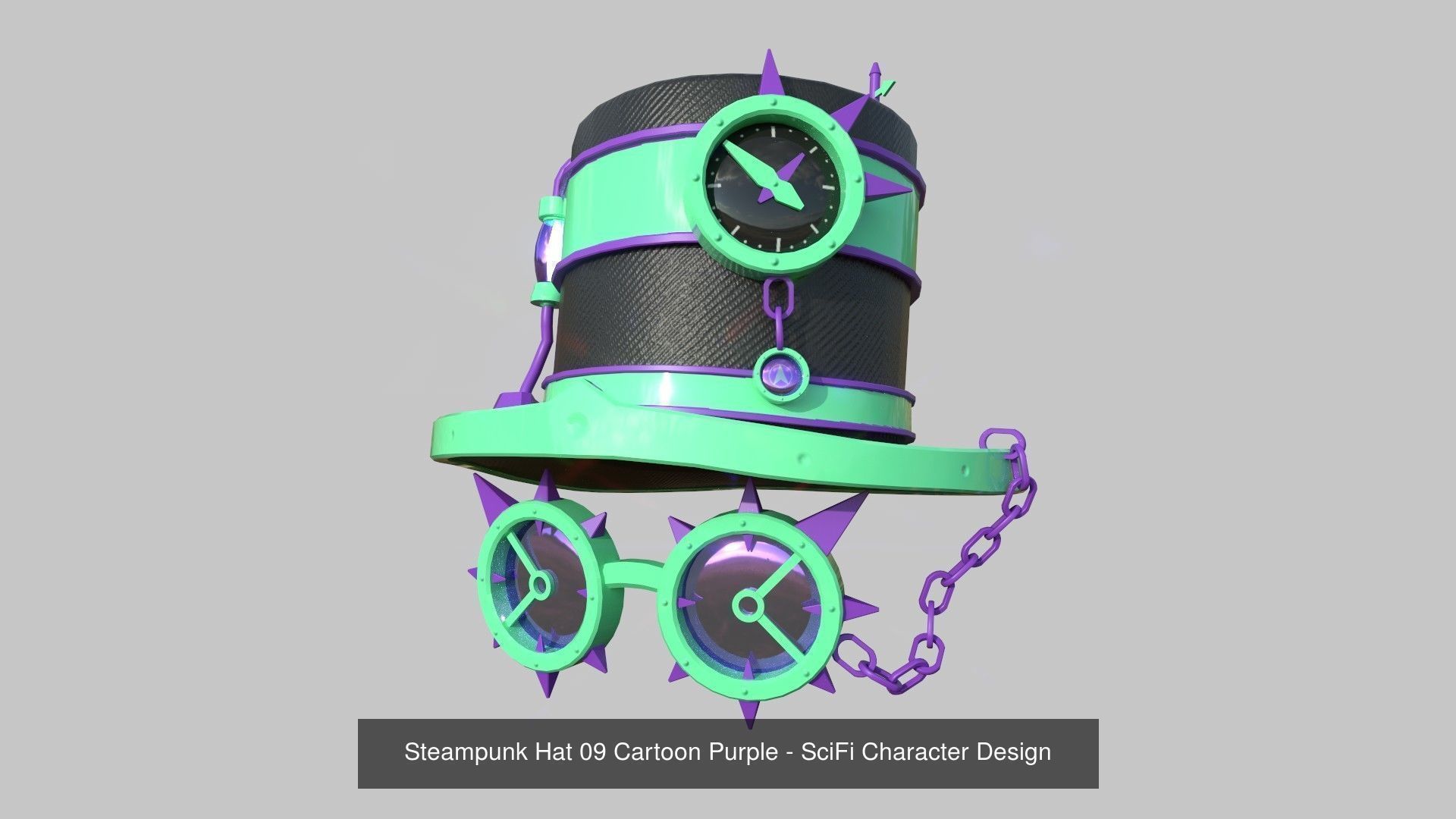 10 Steampunk Hat Collection - SciFi Character Design _9