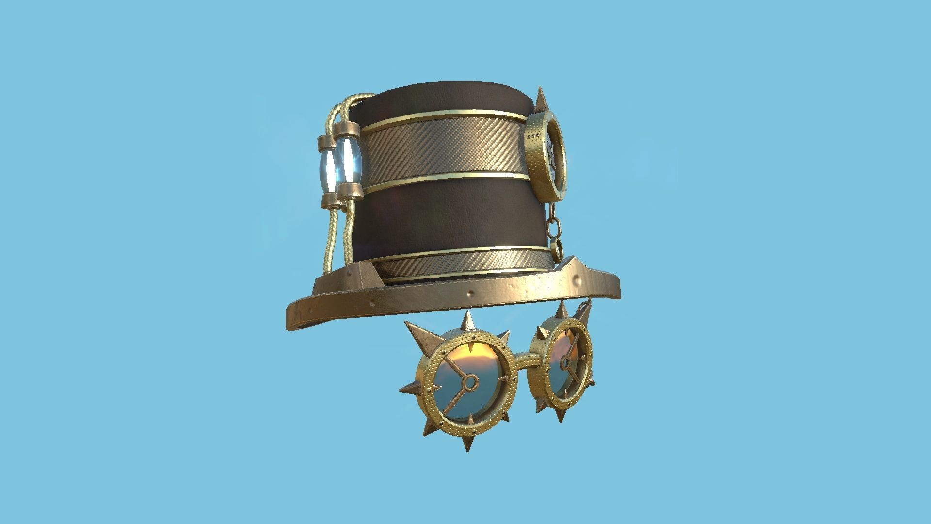 10 Steampunk Hat Collection - SciFi Character Design _25