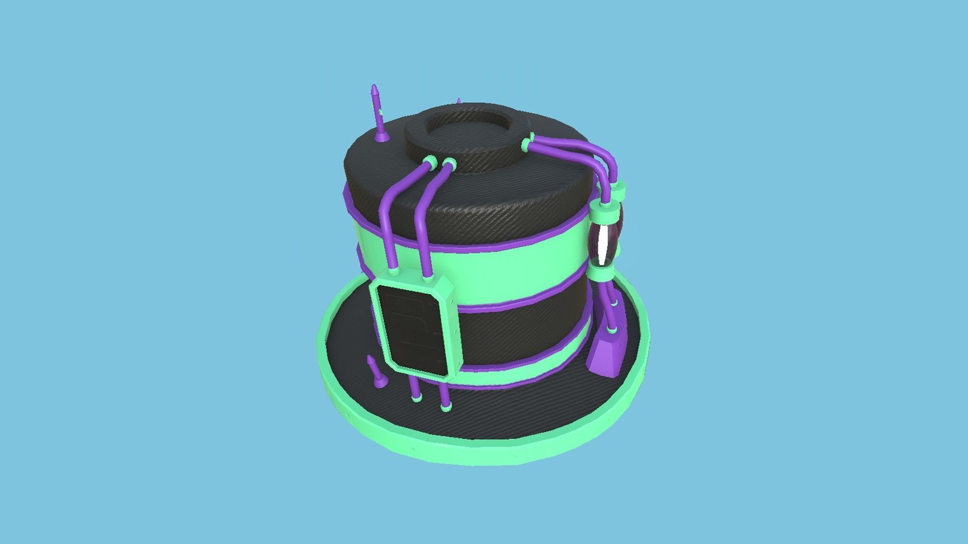 10 Steampunk Hat Collection - SciFi Character Design _16