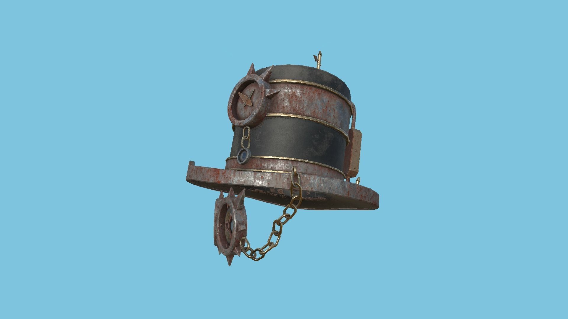10 Steampunk Hat Collection - SciFi Character Design _27