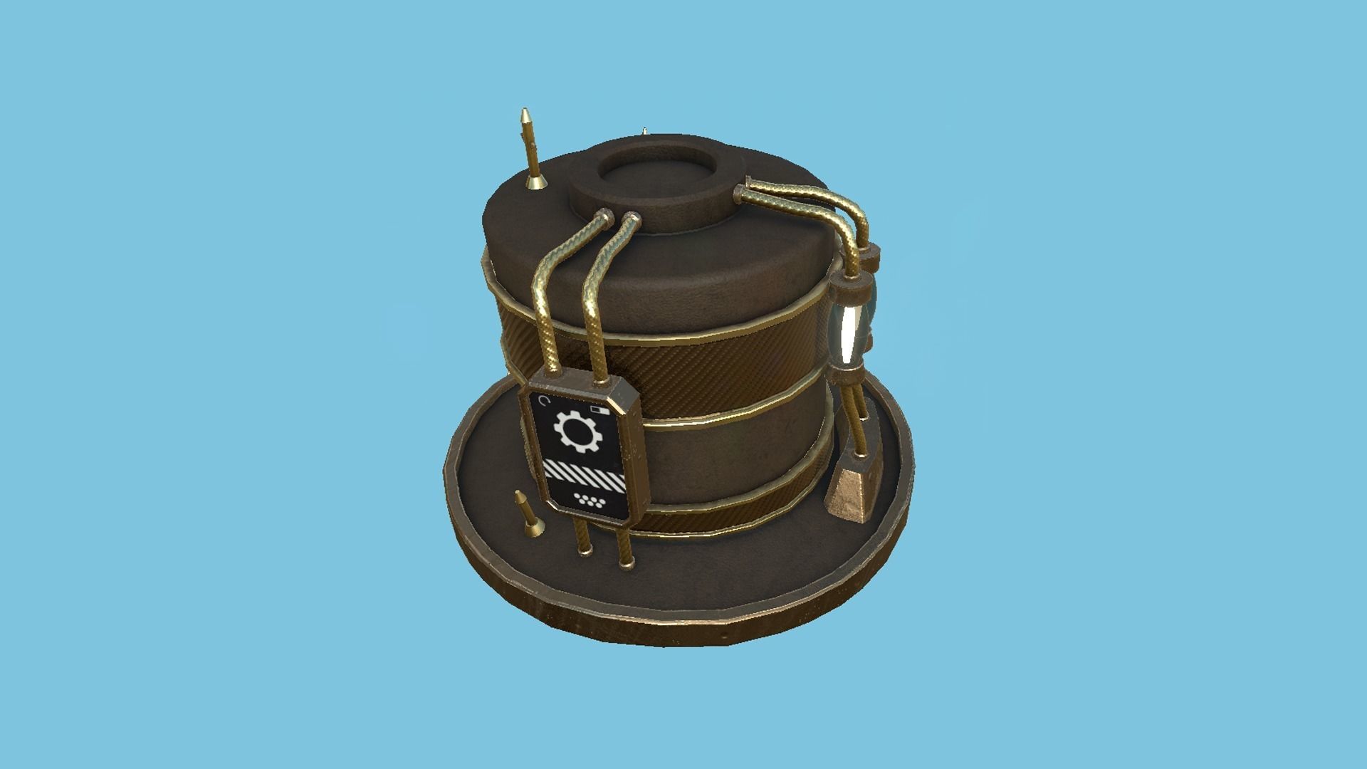 10 Steampunk Hat Collection - SciFi Character Design _31