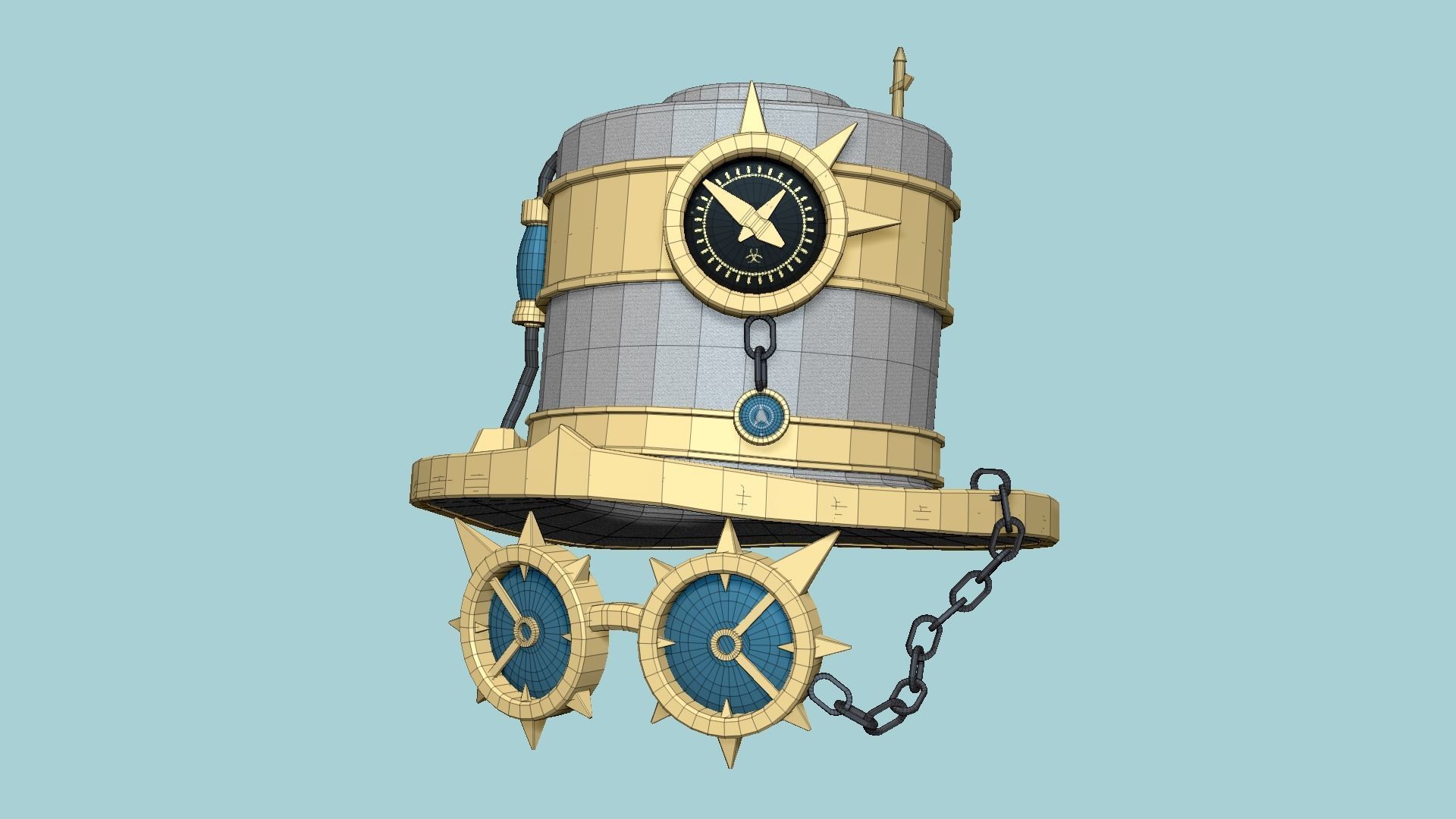 10 Steampunk Hat Collection - SciFi Character Design _60