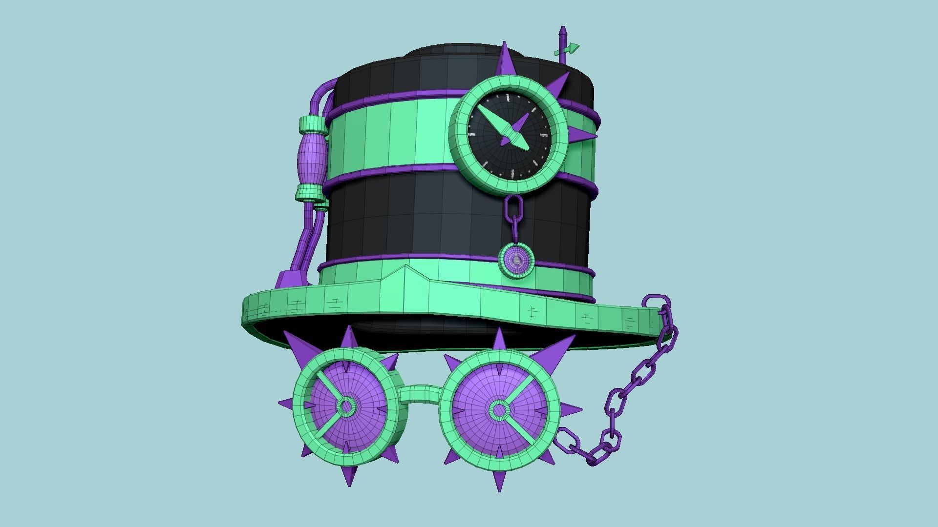10 Steampunk Hat Collection - SciFi Character Design _54