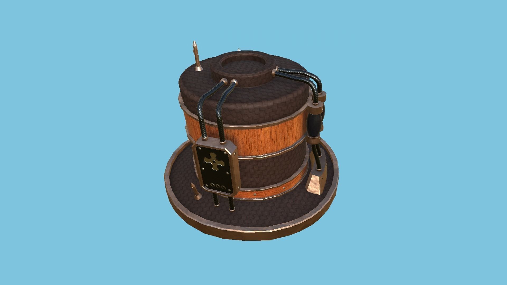 10 Steampunk Hat Collection - SciFi Character Design _40