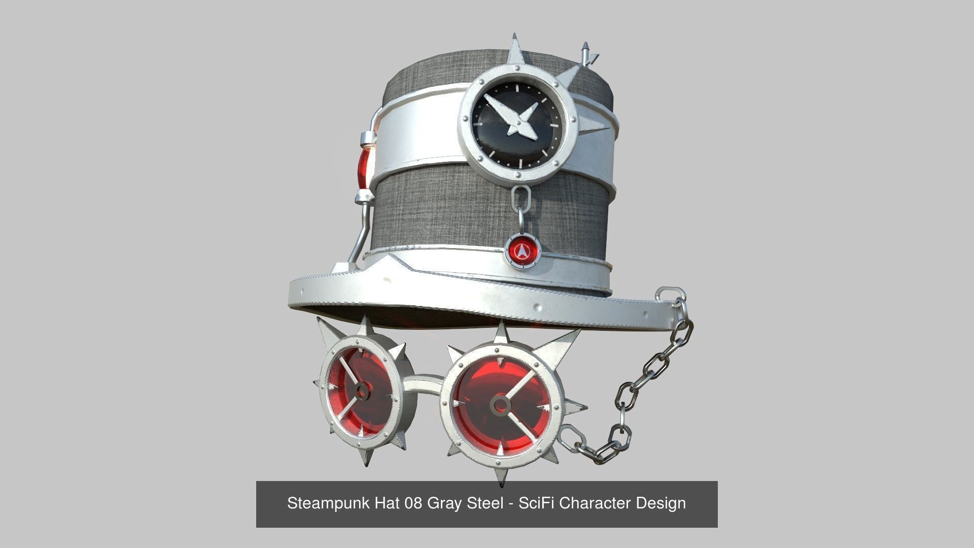 10 Steampunk Hat Collection - SciFi Character Design _8