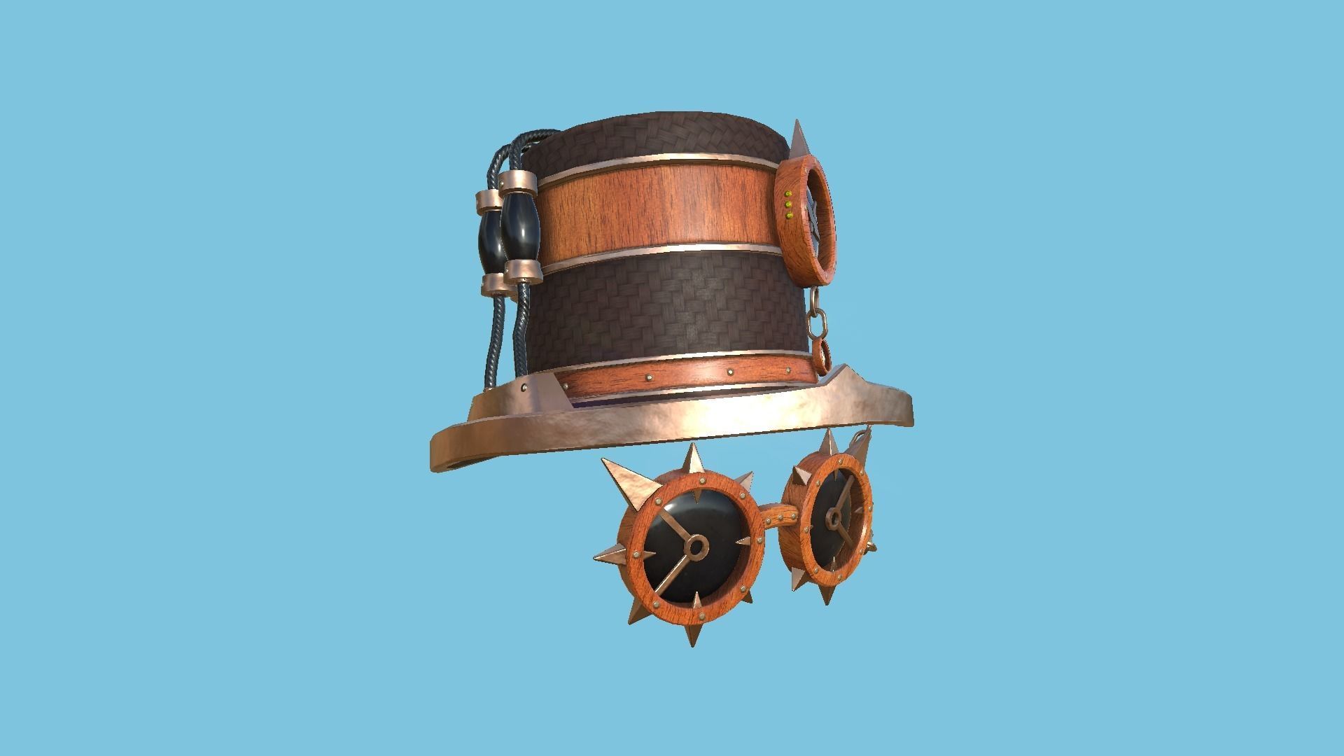 10 Steampunk Hat Collection - SciFi Character Design _35