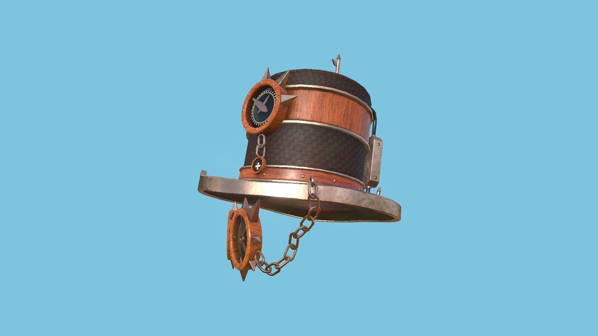 10 Steampunk Hat Collection - SciFi Character Design _28