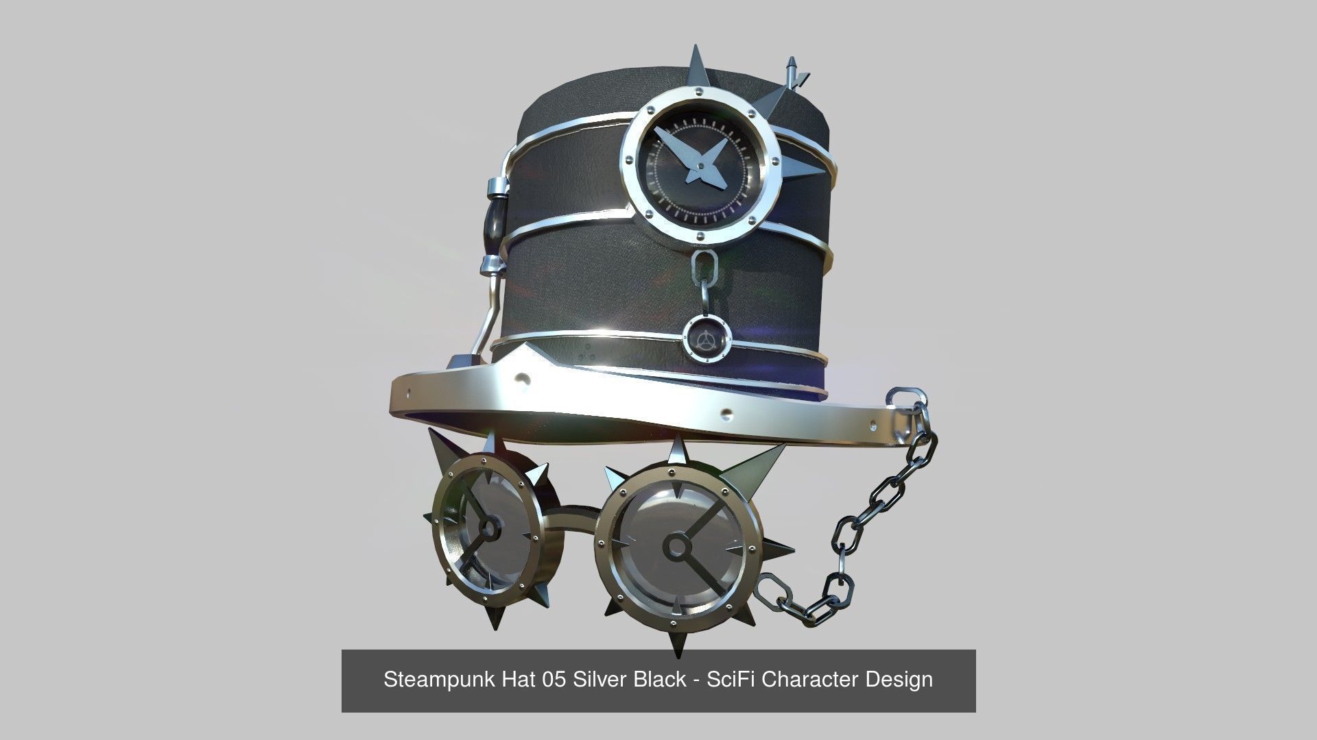 10 Steampunk Hat Collection - SciFi Character Design _5