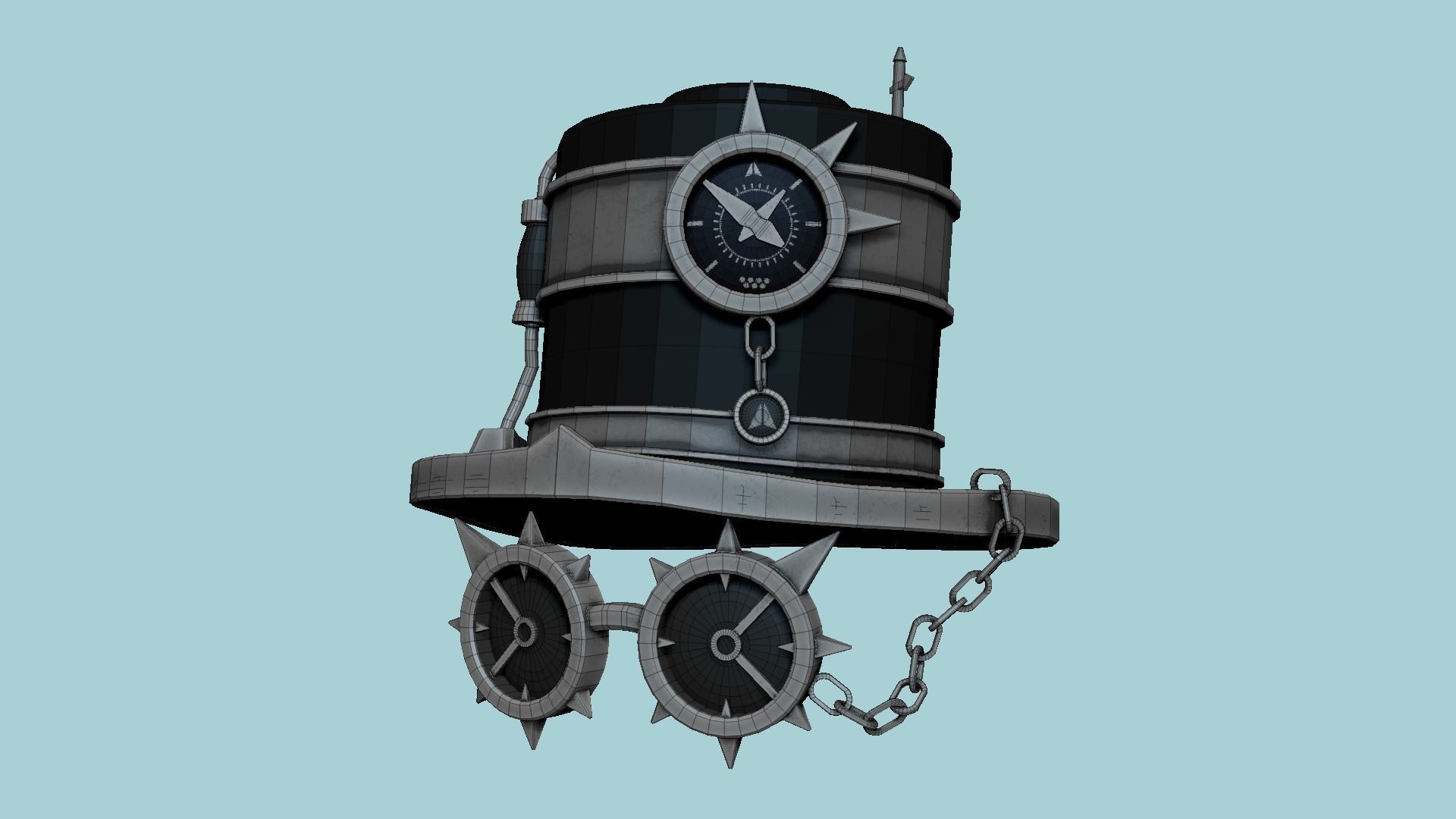 10 Steampunk Hat Collection - SciFi Character Design _63