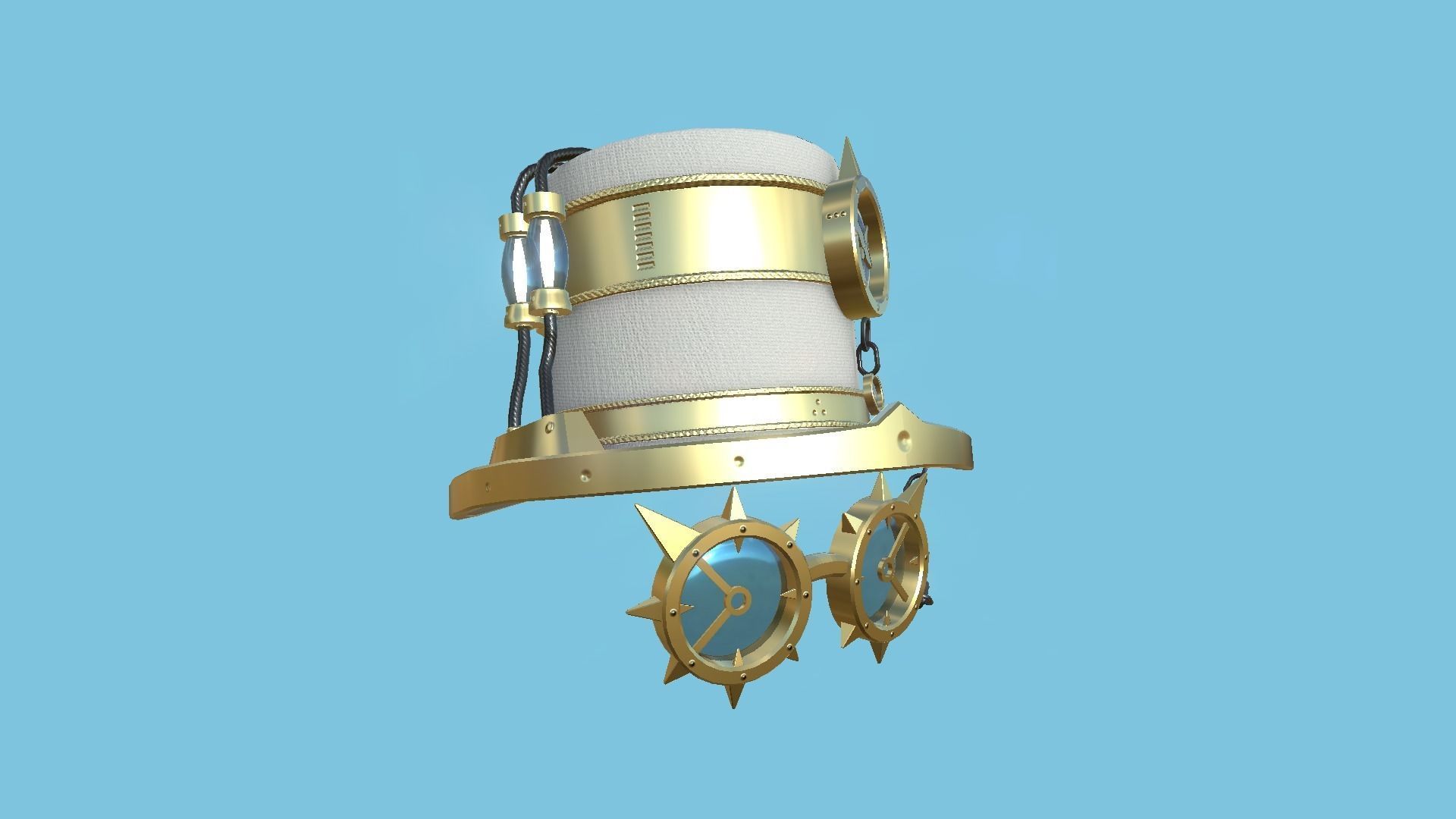 10 Steampunk Hat Collection - SciFi Character Design _23