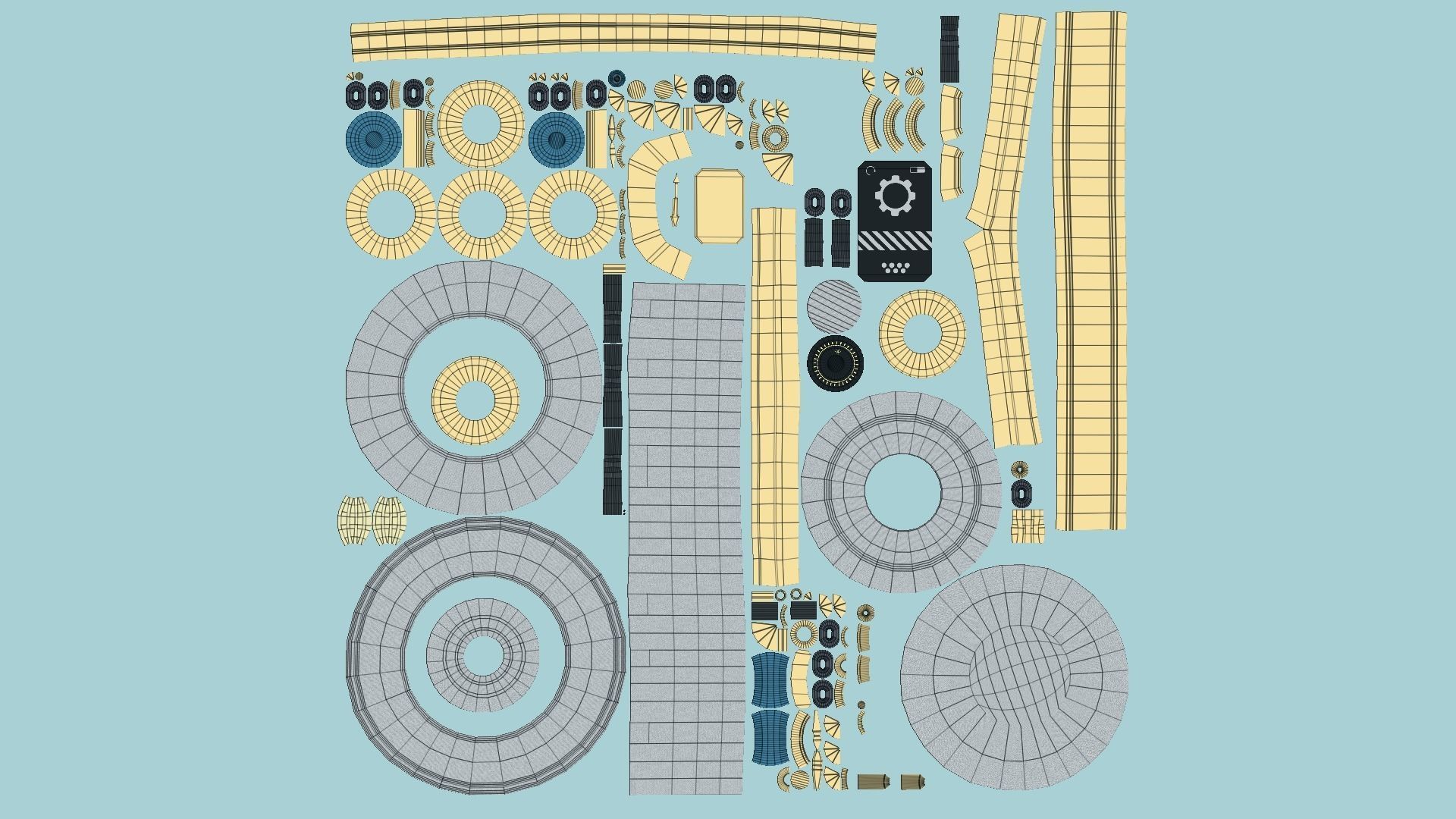 10 Steampunk Hat Collection - SciFi Character Design _59