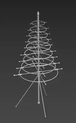 machine christmas tree Free 3D print model