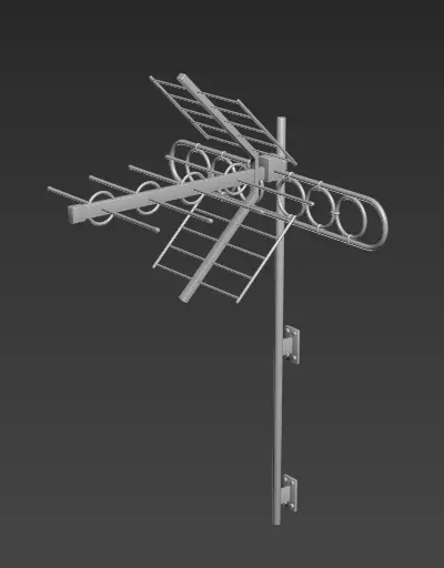 machine tv antenna Free 3D print model
