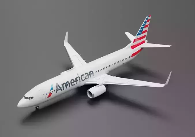 Boeing 737-800  American Airlines Livery 3D model