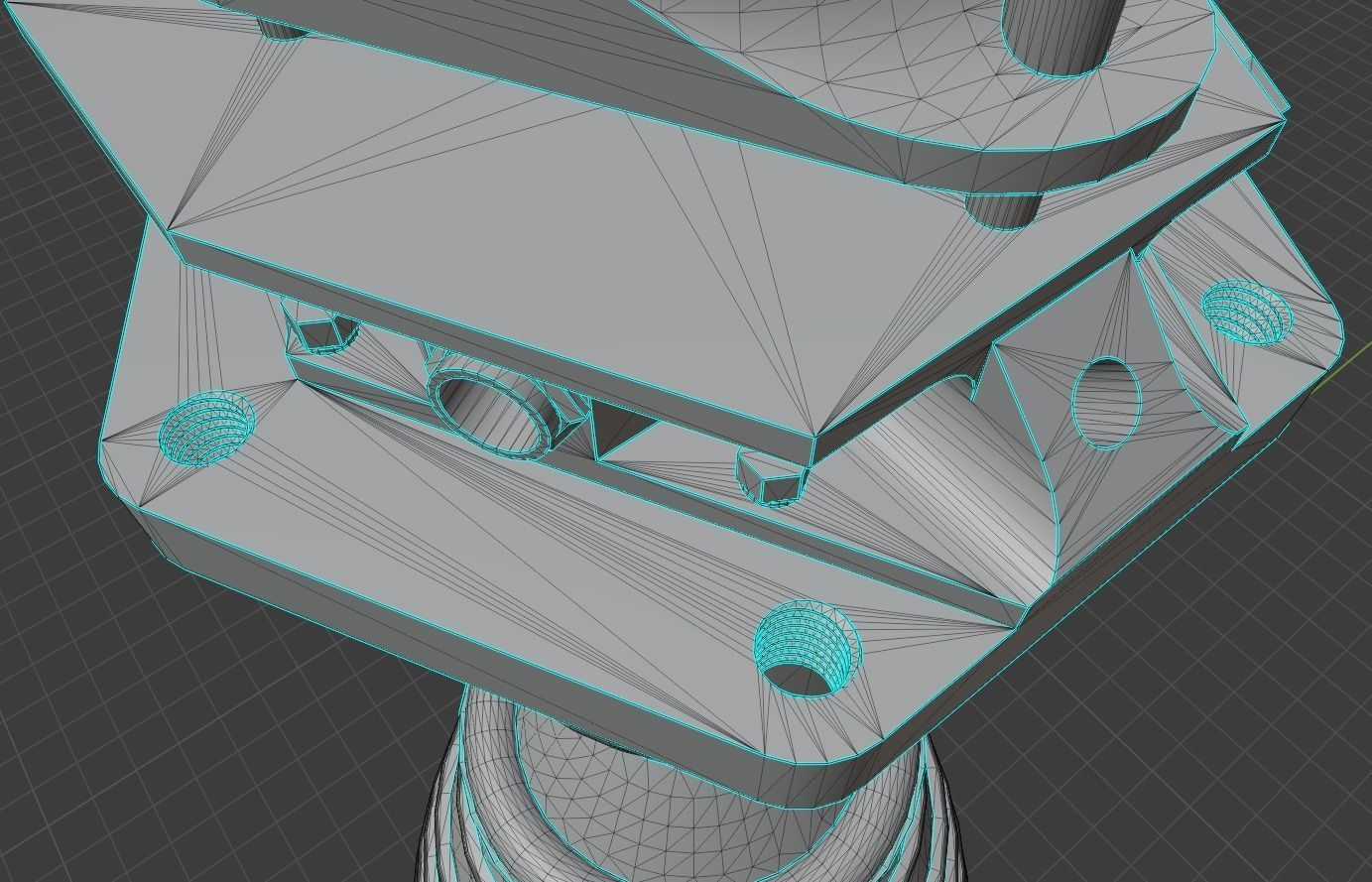 R-4D Rocket engine 3D model_10