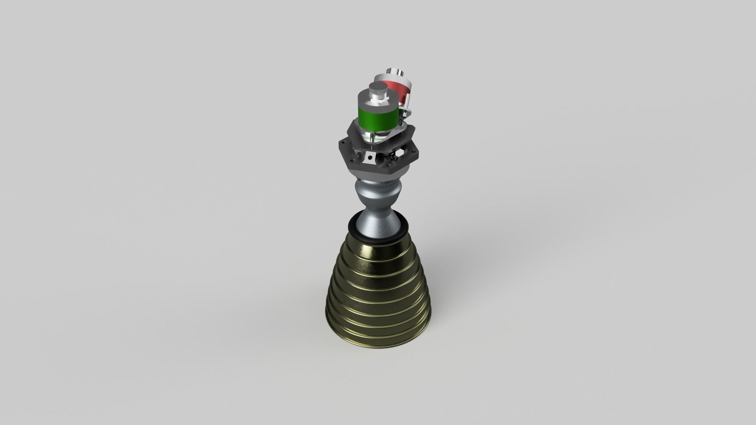 R-4D Rocket engine 3D model_4