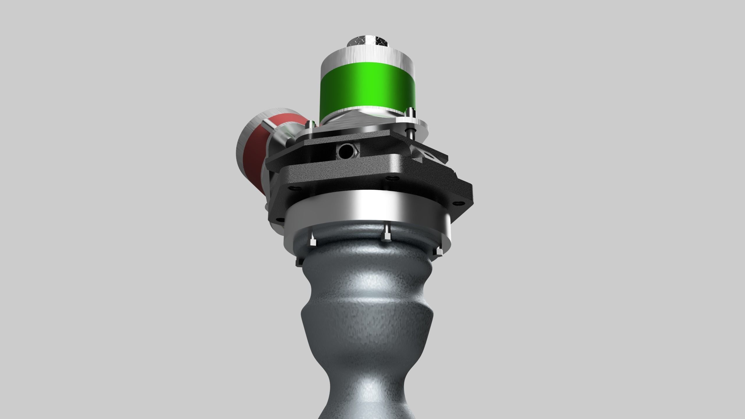 R-4D Rocket engine 3D model_8
