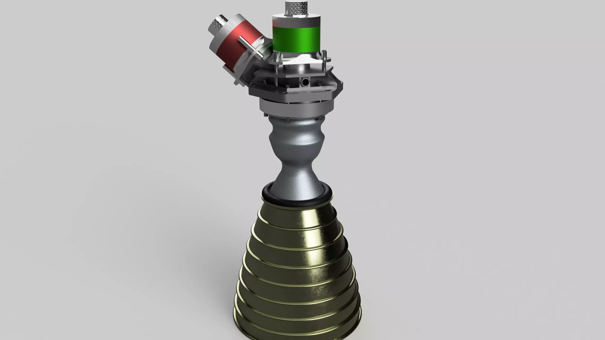 R-4D Rocket engine 3D model_0