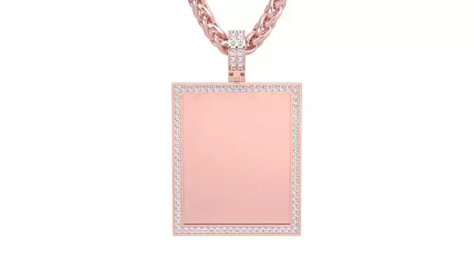 Picture pendant 1-2 inch N 16 3D print model