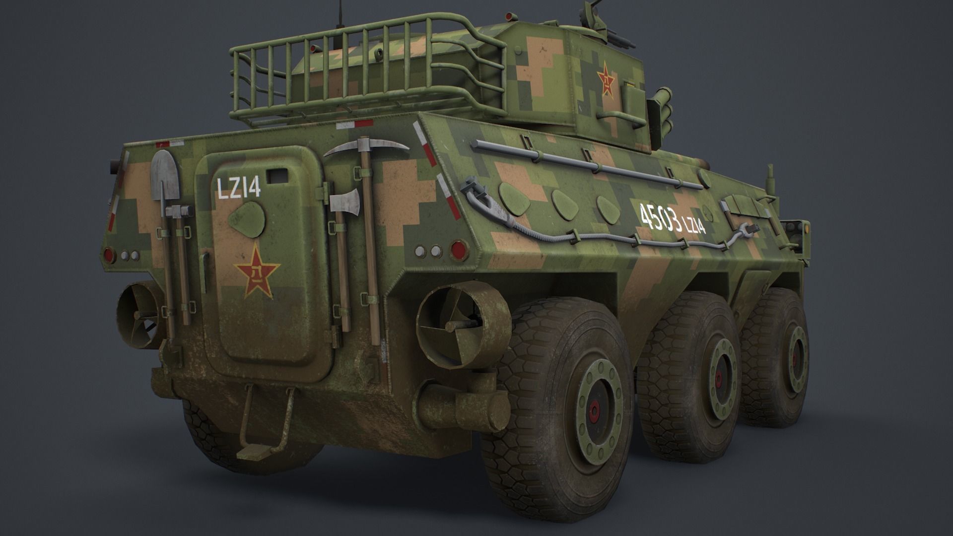PTL-02 and PLL-05 Pack Low-poly 3D model_4