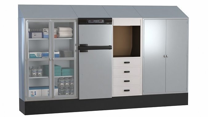 Medical Storage and warming Cabinet  3D model