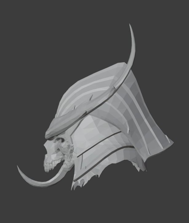 Helmet Shao Kahn MK11 - Version 5 - 3D print model_3