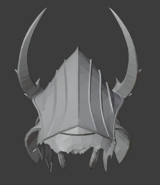 Helmet Shao Kahn MK11 - Version 5 - 3D print model_1