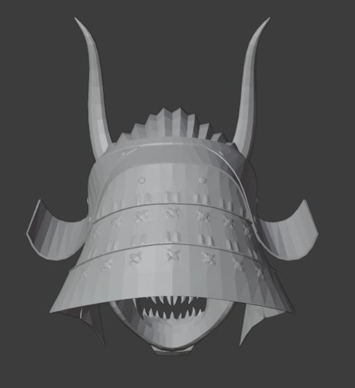 Helmet Shao Kahn MK11 - Version 11 - 3D print model_1