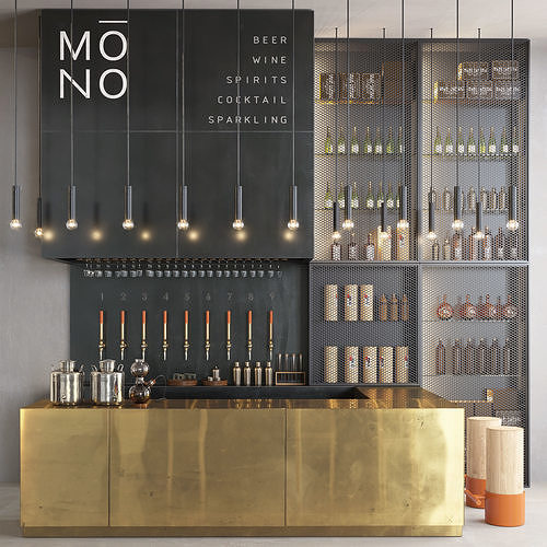 Restaurant Bar 3D model