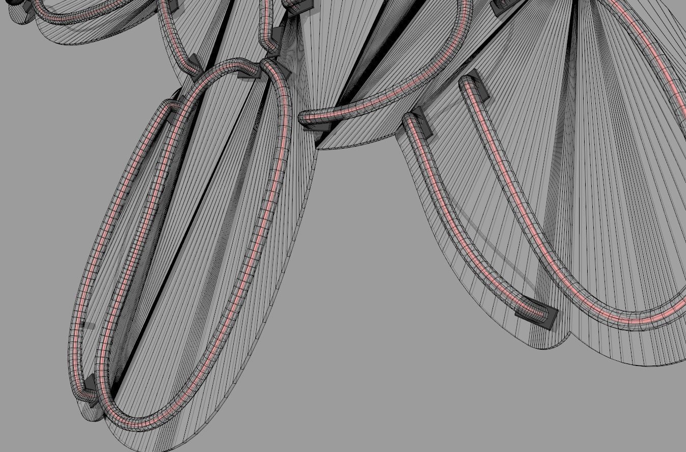 Balloon Dog - Neon Sign 3D model_9