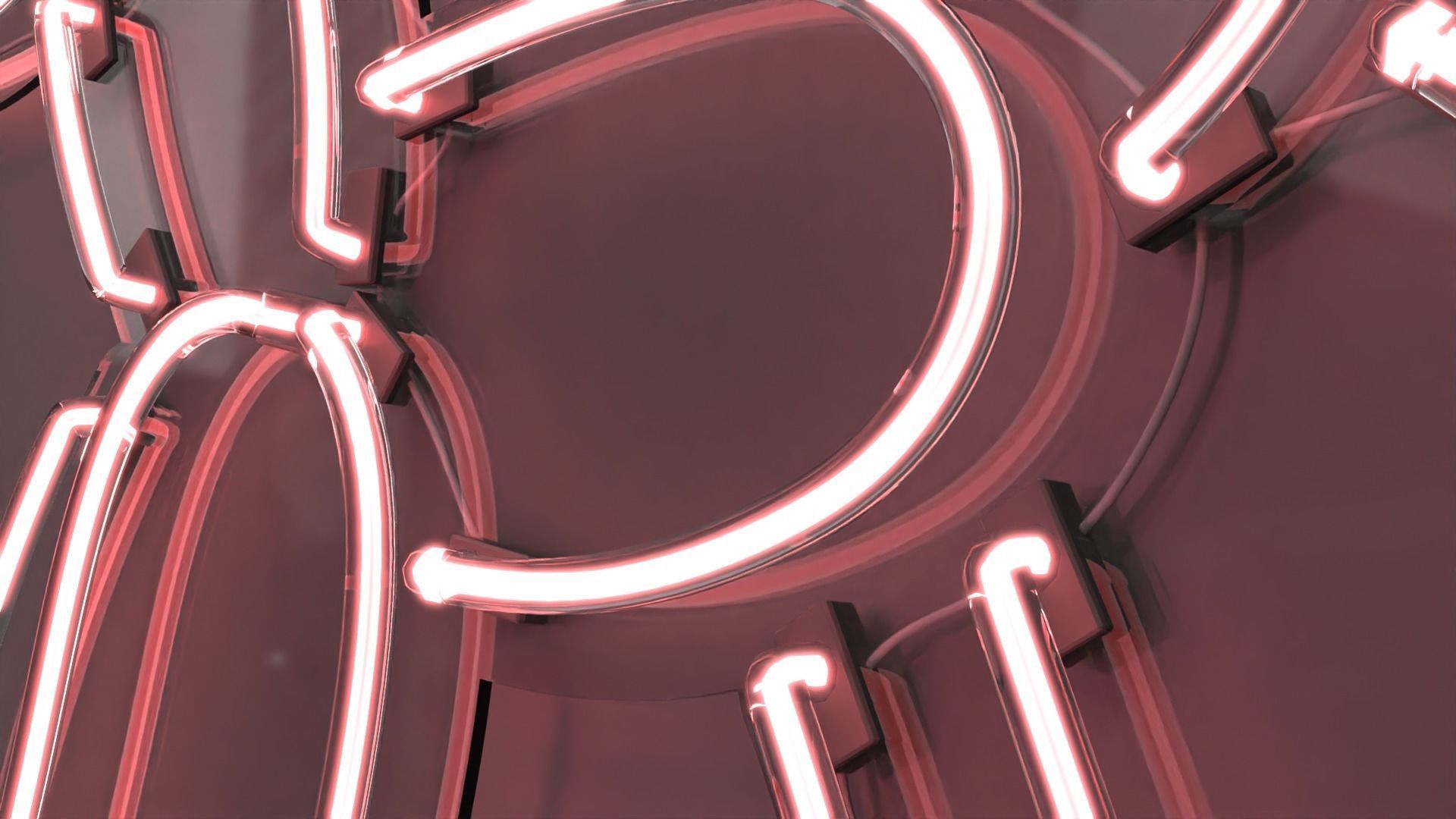 Balloon Dog - Neon Sign 3D model_1