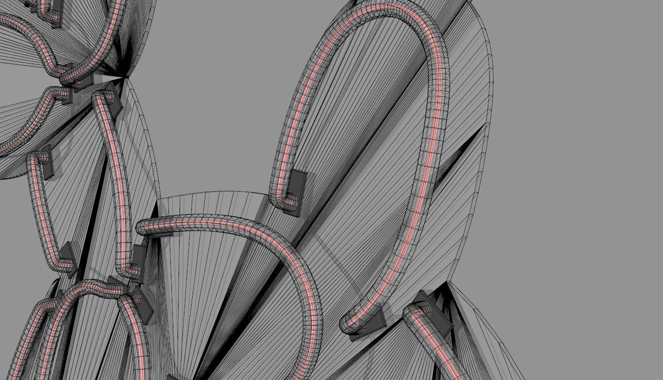 Balloon Dog - Neon Sign 3D model_10