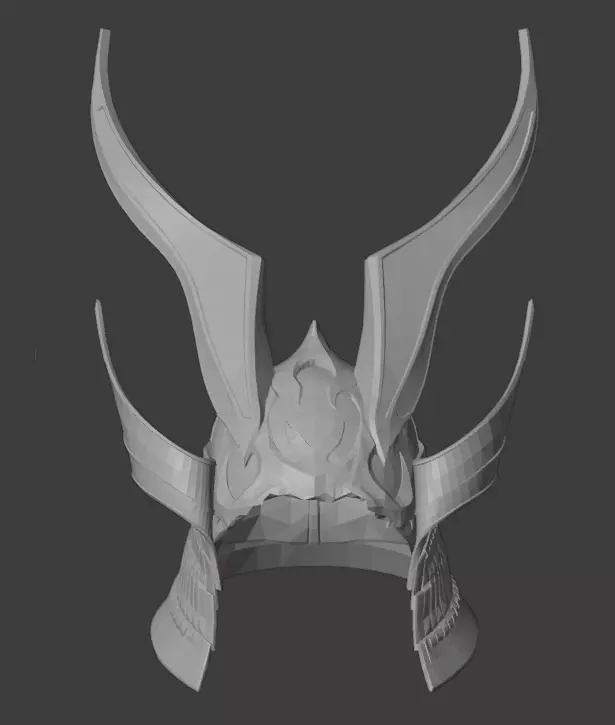 Helmet Shao Kahn MK11 - Version 16 - 3D print model_0