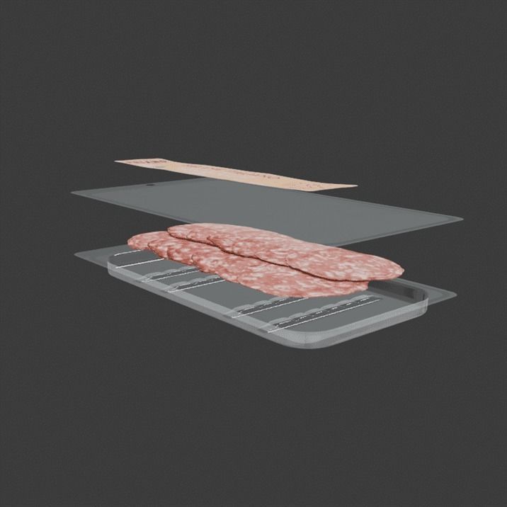 Sliced Salami 2 3D model_6