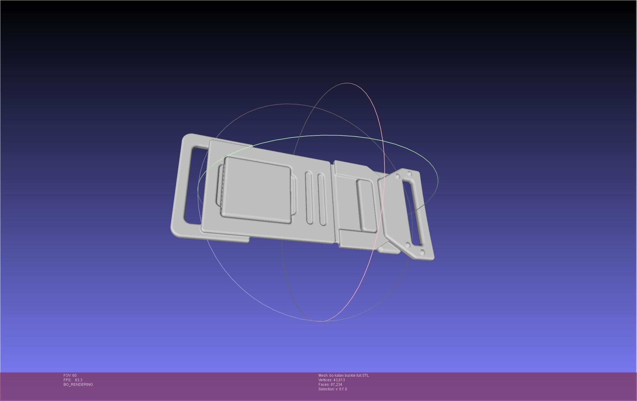 Star Wars The Mandalorian Bo Katan Belt Cover 3D print model_82