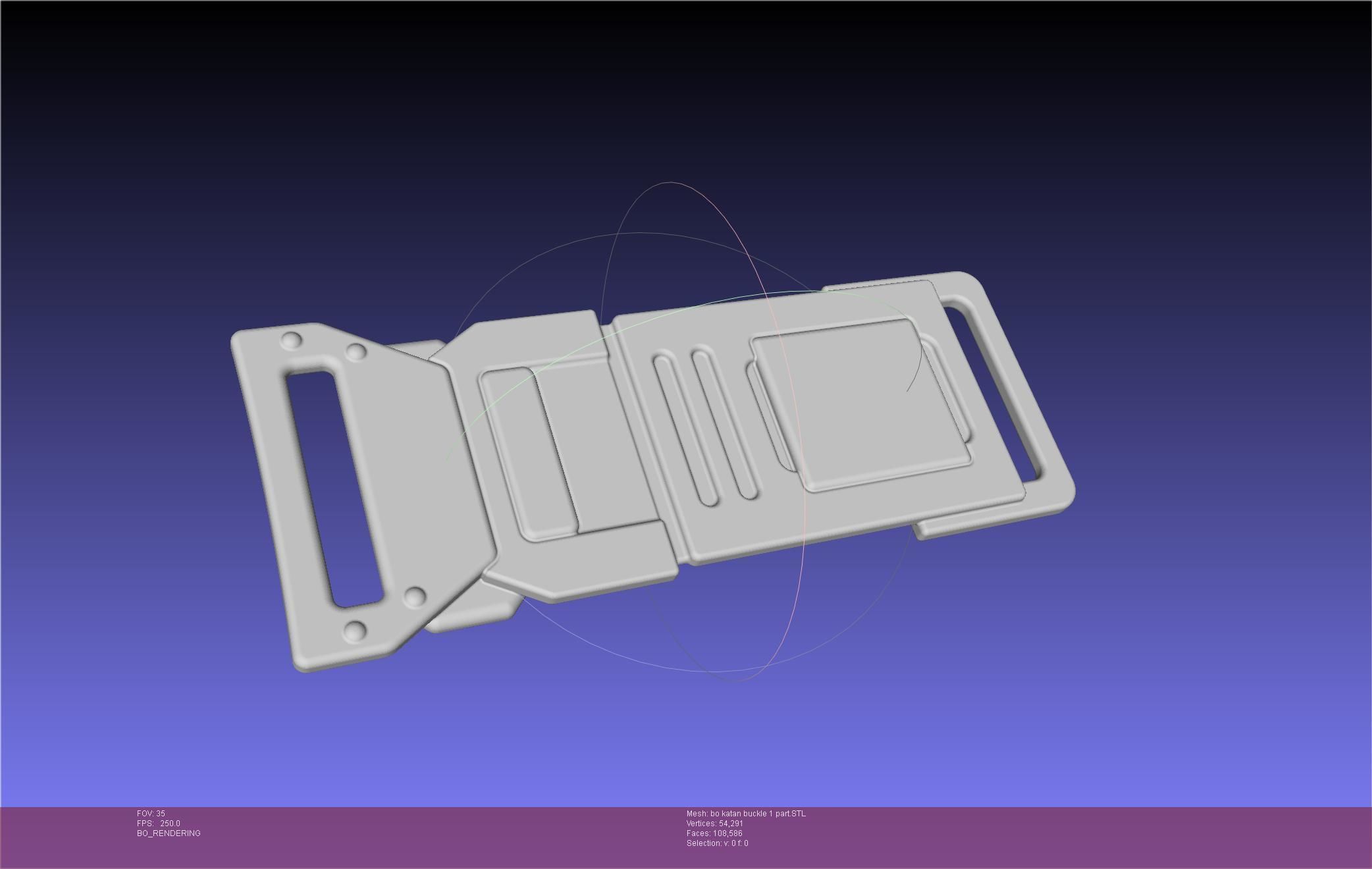 Star Wars The Mandalorian Bo Katan Belt Cover 3D print model_38