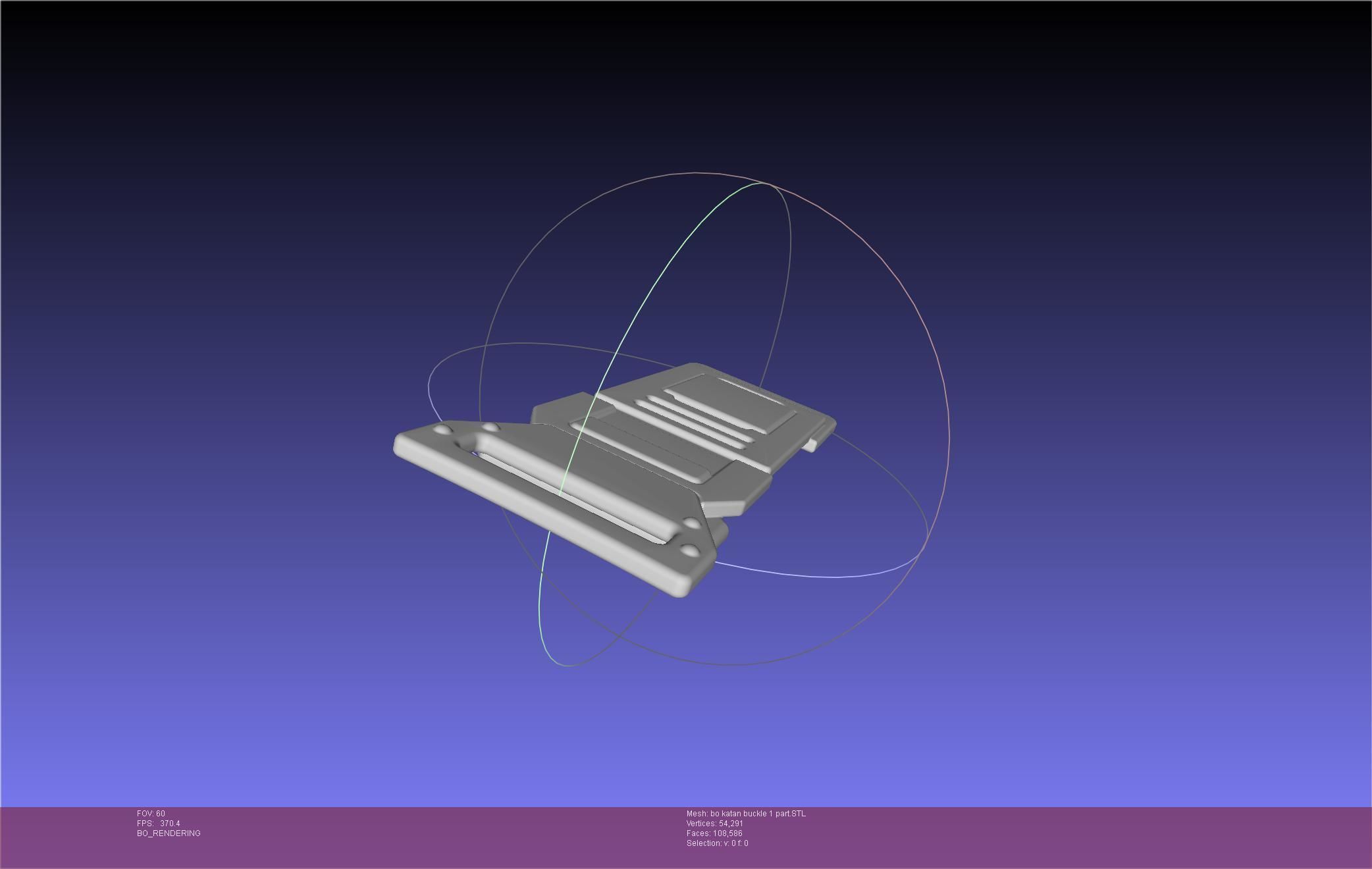 Star Wars The Mandalorian Bo Katan Belt Cover 3D print model_3