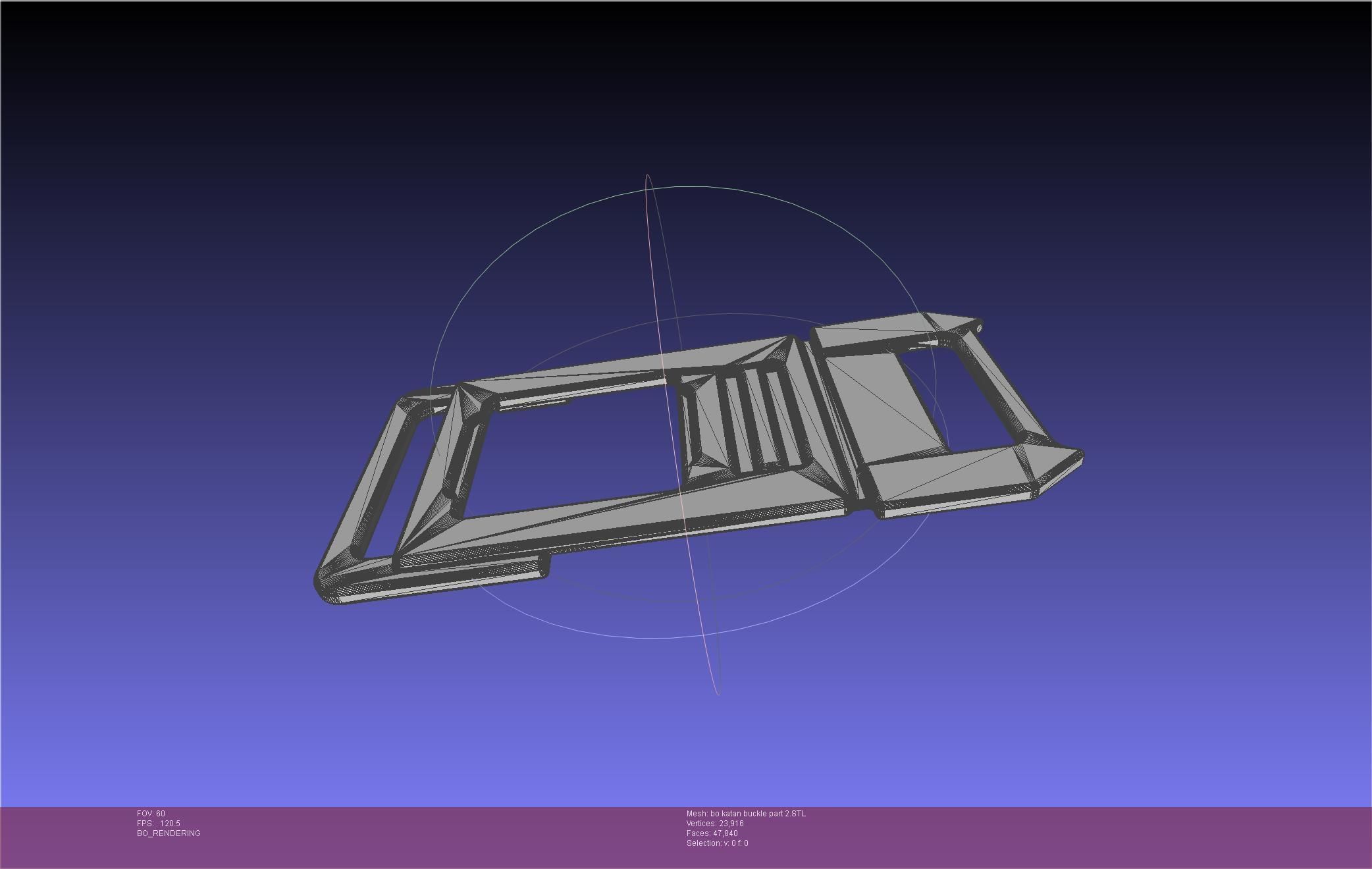 Star Wars The Mandalorian Bo Katan Belt Cover 3D print model_62