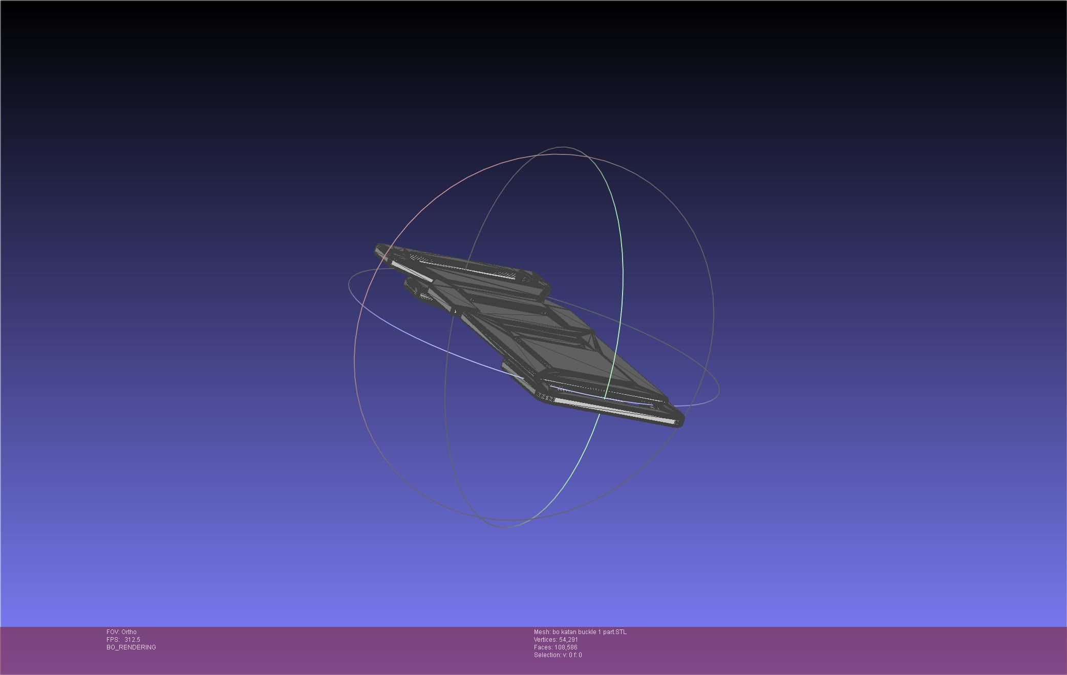 Star Wars The Mandalorian Bo Katan Belt Cover 3D print model_29