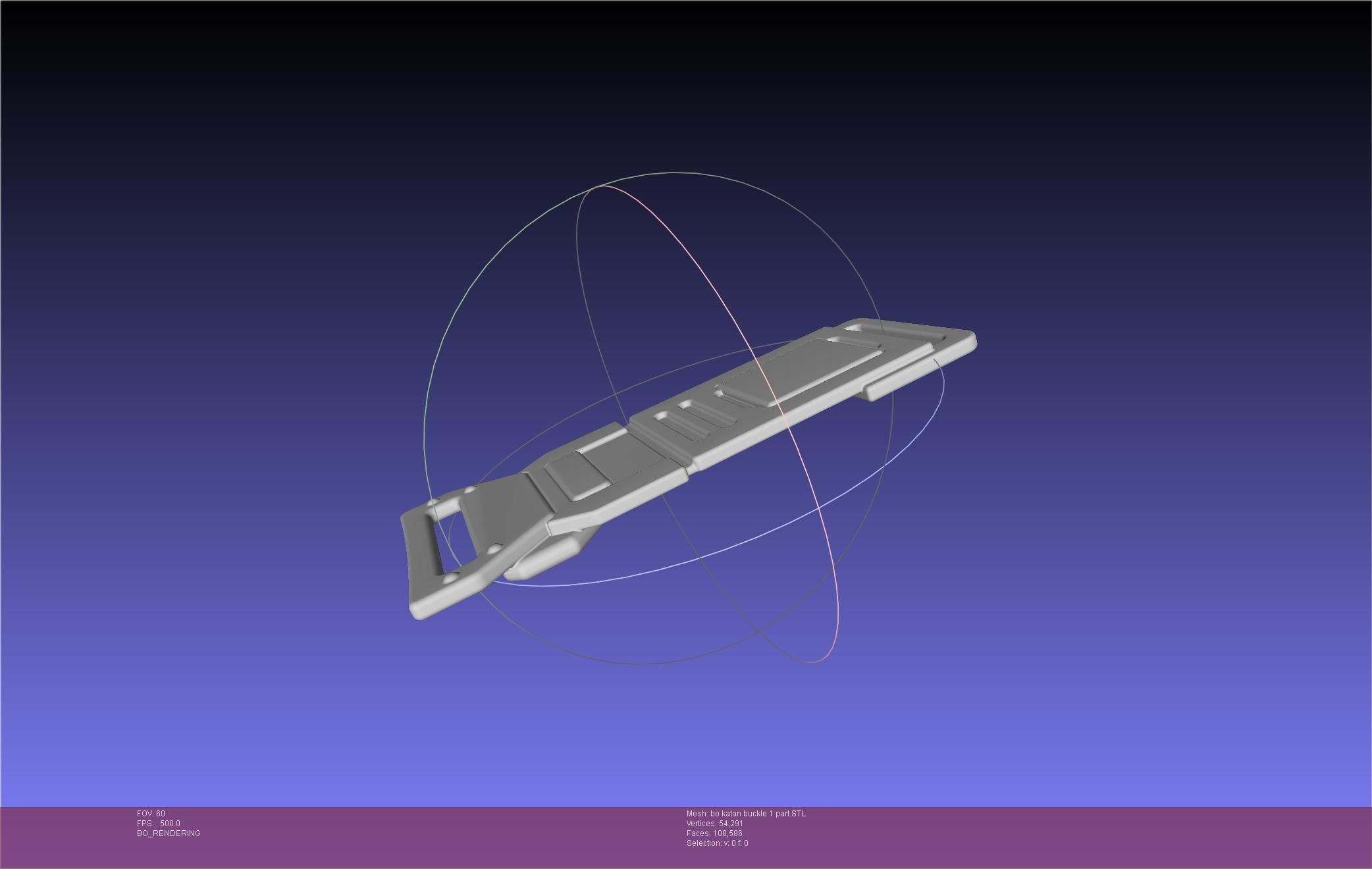 Star Wars The Mandalorian Bo Katan Belt Cover 3D print model_13