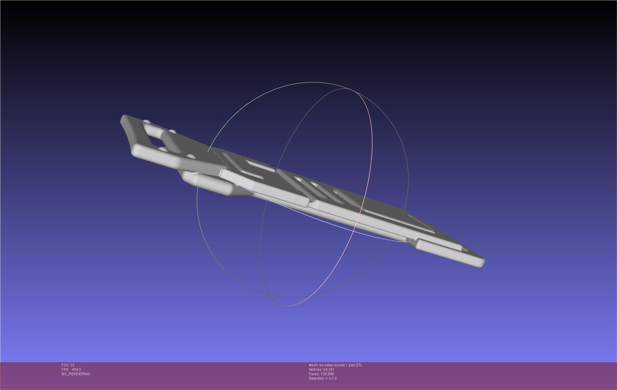 Star Wars The Mandalorian Bo Katan Belt Cover 3D print model_37