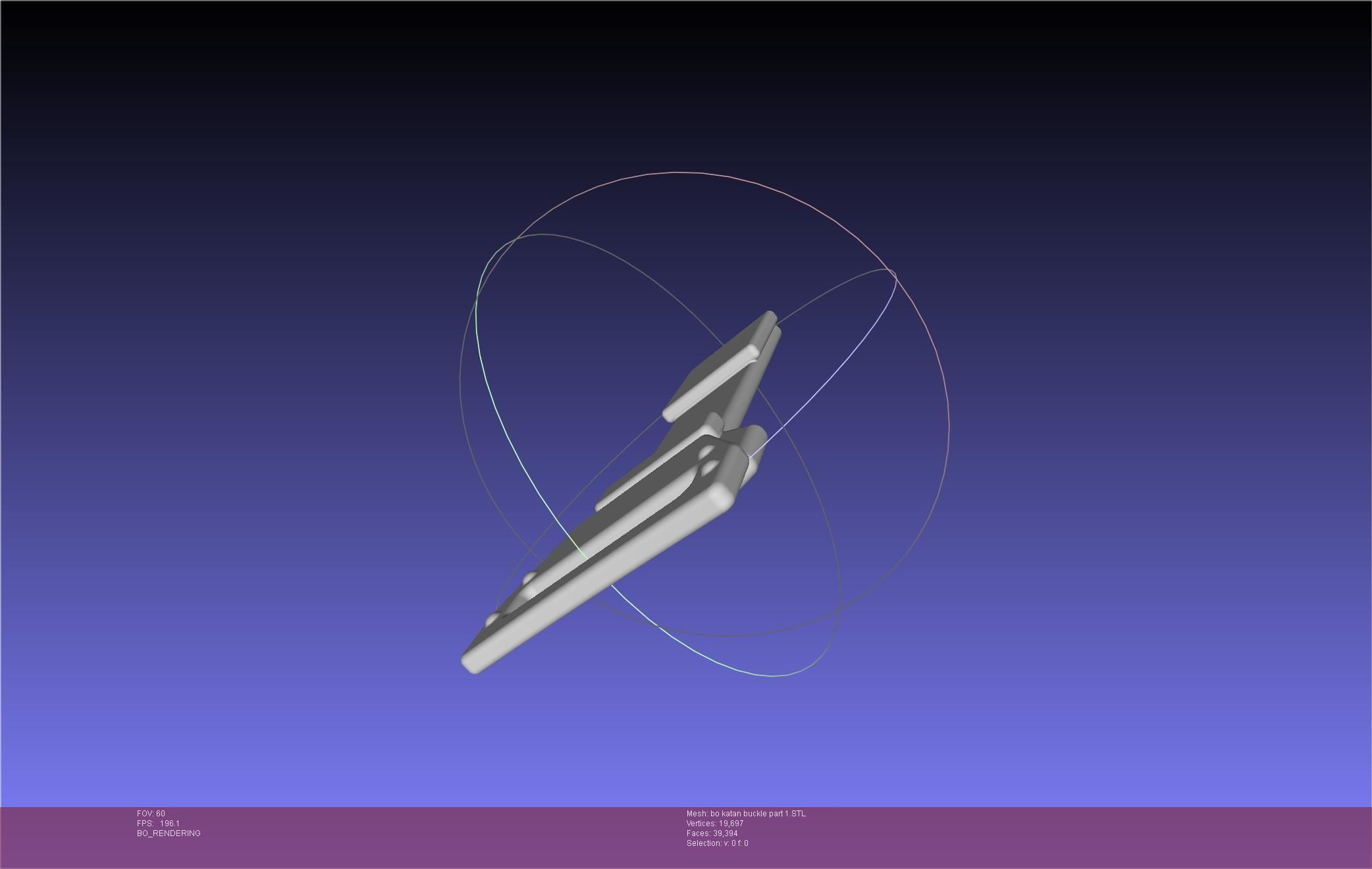 Star Wars The Mandalorian Bo Katan Belt Cover 3D print model_45