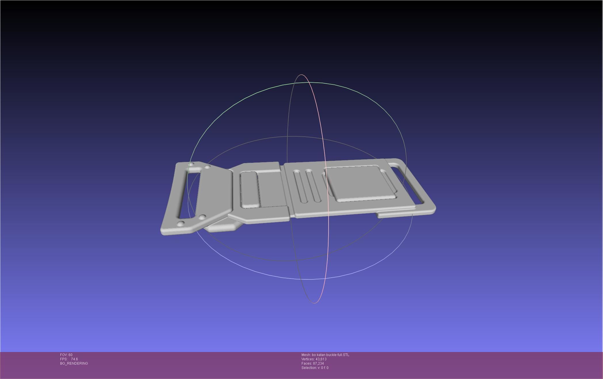 Star Wars The Mandalorian Bo Katan Belt Cover 3D print model_78