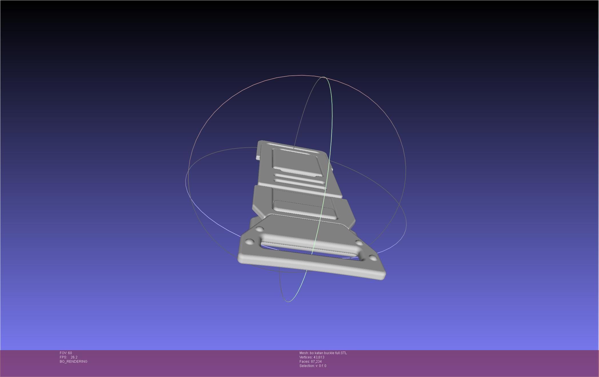 Star Wars The Mandalorian Bo Katan Belt Cover 3D print model_79