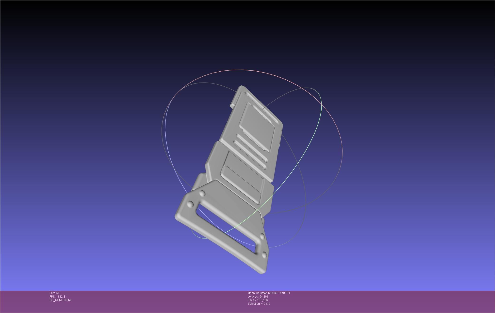 Star Wars The Mandalorian Bo Katan Belt Cover 3D print model_14